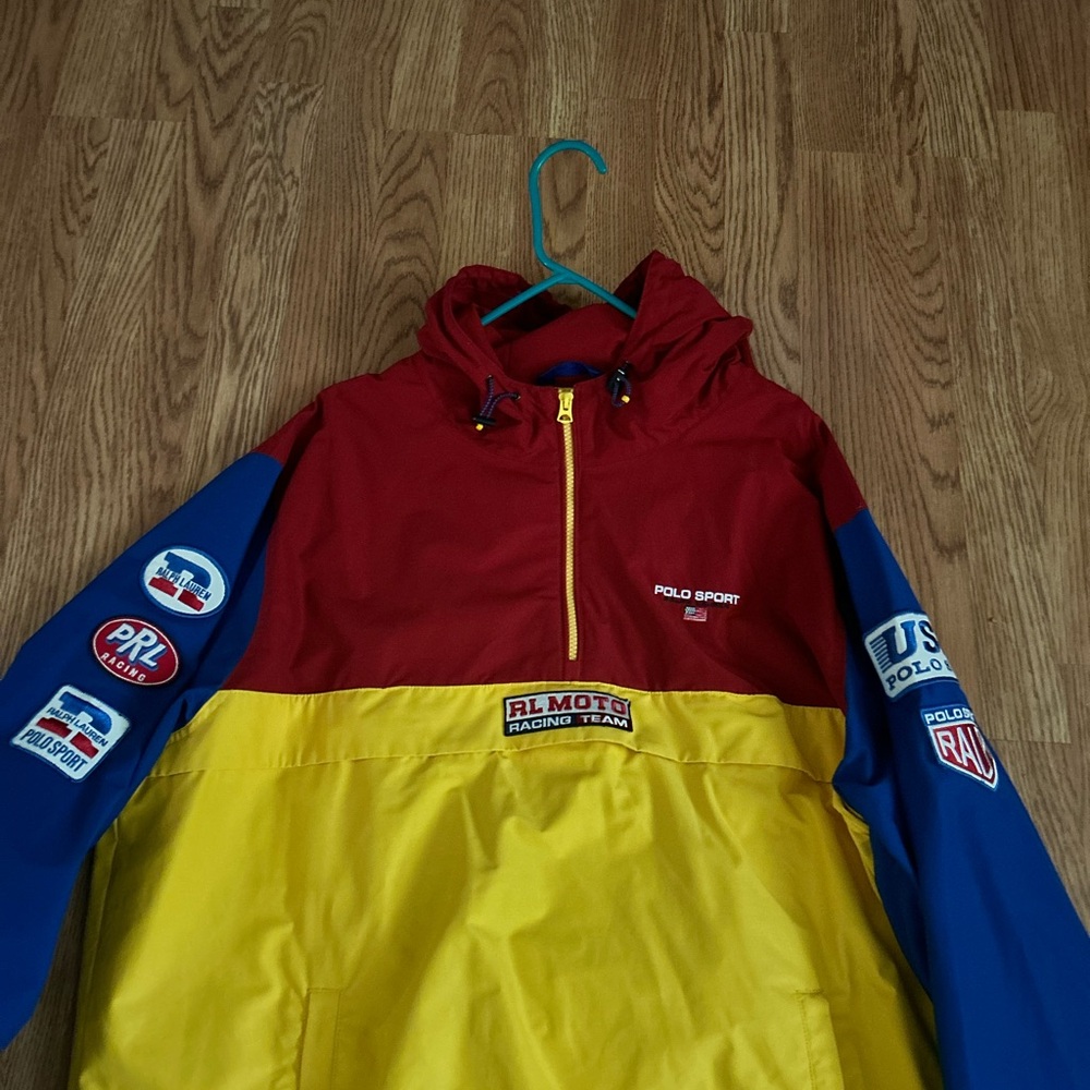 Colorblock Polo Racing Jacket - Picture 2 of 4